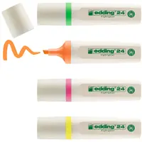 Set de highlighters Edding 24 Eco Highlighter - 4 culori