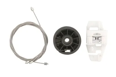 Set reparat macara geam fata stanga potrivit RENAULT CLIO III, GRAND SCENIC II, MODUS dupa 2004 - (set)
