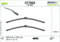 Lama stergator fata (2buc) Silencio Xtrm 600 530mm potrivit MERCEDES EQB (X243), GLB (X247) 08.19-