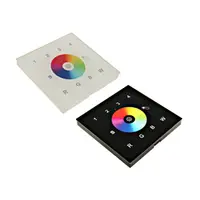 LED DMX WiFi Controller Touch RGBW 4 Zones - black