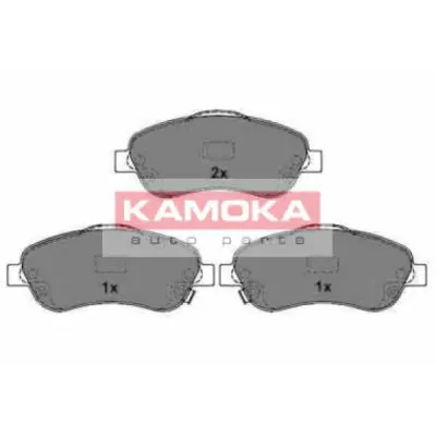 Set placute frana, frana disc KAMOKA JQ1013296