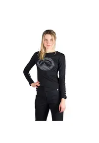 Tricou lana merino dama Aracely - Negru