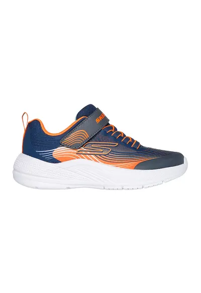 Pantofi sport cu velcro Microspec Advance - Portocaliu/Bleumarin