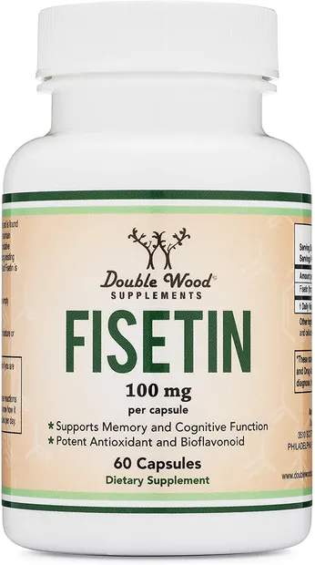 Fisetin, 100 mg, 60 capsule, Double Wood