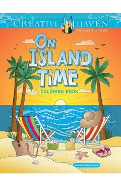 Creative Haven on Island Time Coloring Book