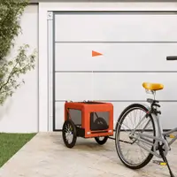 Gossi remorca bicicleta animale companie portocaliu/negru oxford/fier