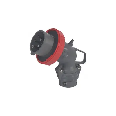 Stecher inclinat Hypra - IP66/67-55 - 16 A - 380/415 V~ - 3P+N+E - plastic