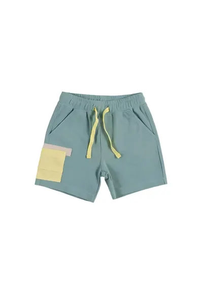 Pantaloni scurti cu buzunar Galben - Super Skater - Verde Mint - pentru baietei - Verde