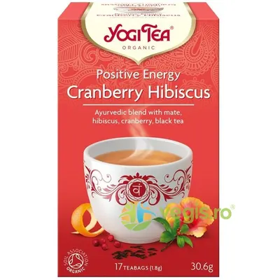 Ceai cu Merisor si Hibiscus Ecologic/Bio 17dz