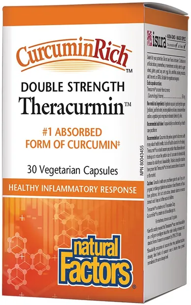 CurcuminRich Double Strength Theracurmin, 60 mg, 30 capsule, Natural Factors