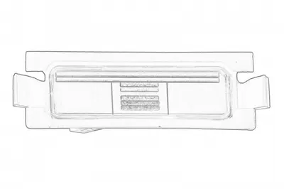 Lampa numar inmatriculare Dreapta potrivit HYUNDAI ACCENT IV, I30; KIA CEE D 12.06