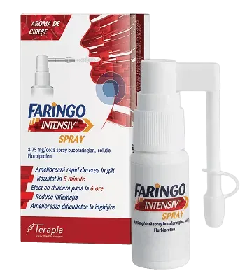 Faringo Intensiv spray 8,75 mg/doza, Terapia SA | 15 ml