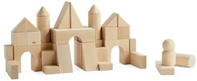 Cuburi de lemn Haba - 60 buc