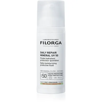 FILORGA DAILY REPAIR MINERAL UV 50 protective fluid cu efect de hidratare 50 ml