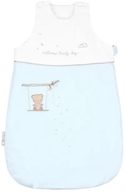 Sac de dormit de iarnă cu broderie KikkaBoo - Dream Big, 3,3 tog, 0-6 luni, albastru