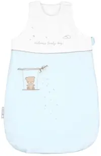 Sac de dormit de iarnă cu broderie KikkaBoo - Dream Big, 3,3 tog, 0-6 luni, albastru
