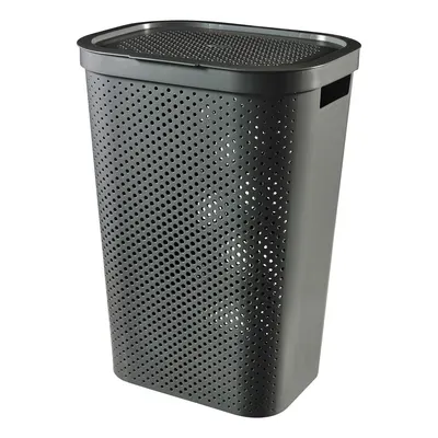 Coș de rufe Curver Infinity Hamper, 60 l, gri