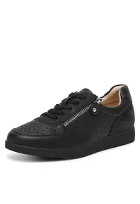 Pantofi sport dama - negru - piele ecologica - Negru