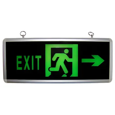 LAMPA tip EXIT LED – 1fata (sageata lateral) / permanenta