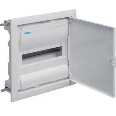 Tablou Volta 12 module pentru gips carton Hager VH12NE, 1X12M, incastrat