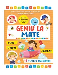 Geniu la mate – scrie, citește, joacă-te, să scriem numerele (Vol. 1) - Hardcover