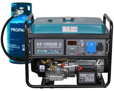 Generator pe gaz/benzina "Könner & Söhnen" KS 10000E G