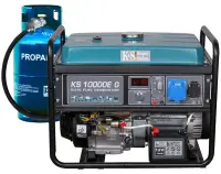 Generator pe gaz/benzina "Könner & Söhnen" KS 10000E G