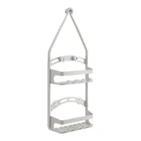 Raft pentru baie gri de agățat din plastic – Metaltex