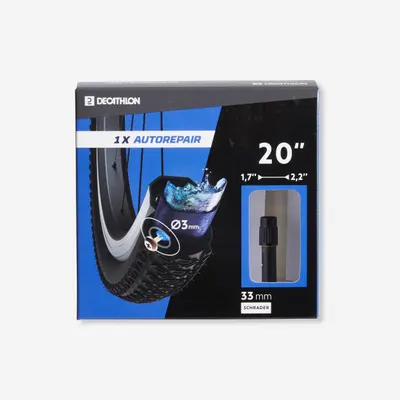 Cameră de aer 20x1,7/2,2 cu auto-reparație valve Schrader 33mm