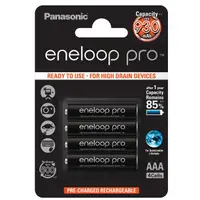 Set 4 acumulatori AAA Panasonic Eneloop BK-4HCDE/4CP Ni-MH R3 930mA PRO B4