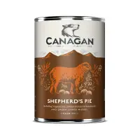 CANAGAN Shepherds Pie, XS-XL, Miel, conservă hrană umedă fără cereale câini junior & adult, (în supă), 400g