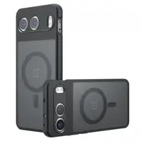 Husa MagSafe pentru OnePlus Nord 4, Techsuit, PureFrost, Neagra Satinata