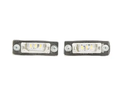 Lampa numar inmatriculare Dreapta/Stanga (2 buc.; pini largi) potrivit SKODA SUPERB I; VW CADDY III, CADDY III/MINIVAN, GOLF PLUS 5, JETTA 3