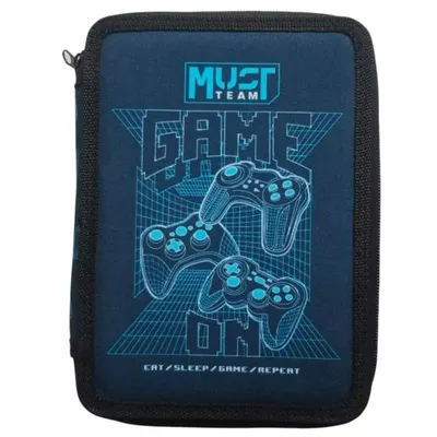 Neceser cu accesorii Must Game On - 2 fermoare