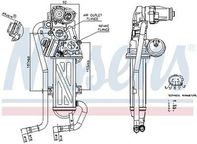 Supapa Egr Potrivit Audi A1, A3, Q3; Seat Ibiza Iv, Ibiza Iv Sc, Ibiza Iv St, Toledo Iv; Skoda Fabia Ii, Rapid, Roomster, Roomster Praktik; Vw Caddy Iii, Caddy Iii Minivan 1.2d 1.6d 2.0d 09.04