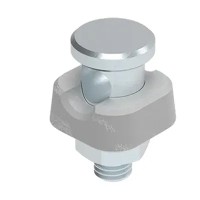 Piesa de legatura RD 8-10 mm cu piesa de strangere – Otel zincat pentru conexiuni sigure