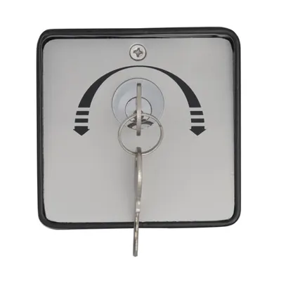 Buton cu cheie YKS-803D2, aparent, 2 chei, 2 comutatoare