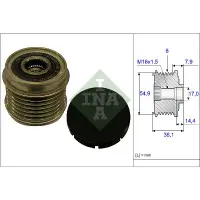 Sistem roata libera, generator INA 535 0176 10