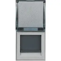 Priza RJ 45 Axolute - Cat. 6A - STP - Aluminiu - 1 modul