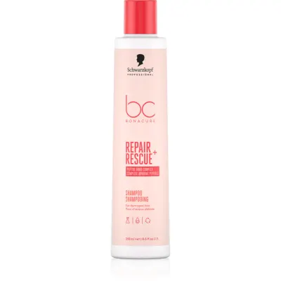 Schwarzkopf Professional BC Bonacure Repair Rescue+ șampon îngrijire pentru par deteriorat 250 ml