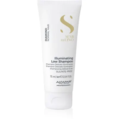 Alfaparf Milano Semi di Lino Diamond Illuminating sampon pentru stralucire pentru par normal 75 ml