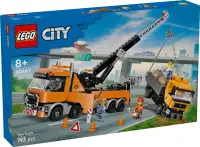 LEGO® City - Camion de remorcare si recuperare cu macara (60467)