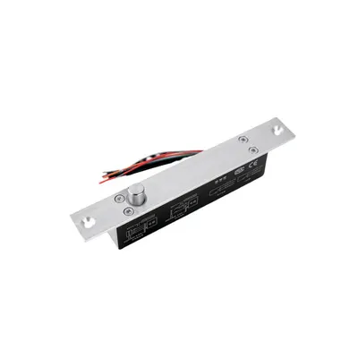Bolt electric CSL-39-NO, Fail Secure, 12 V DC, temporizare reglabila, monitorizare usa