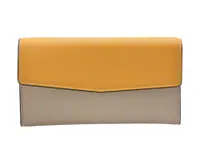 Portofel EPICA galben, 980025, din piele ecologica