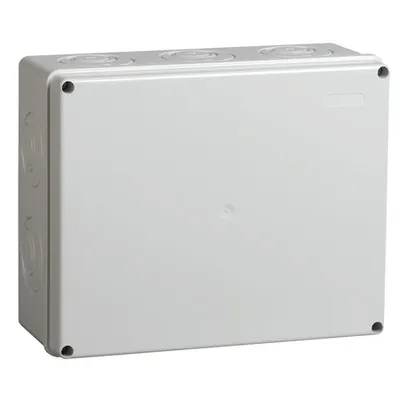 Doza KM41271 pull box pentru montaj aparent 240x195x90 mm IP44 (RAL7035, cablu Presetupa s 5 pcs.)