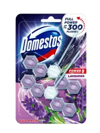 Domestos Odorizant wc cu bile 2x55 g Power 5 Lavender