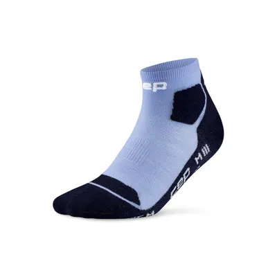 Sosete de drumeție CEP Merino Low-Cut Compressie - Albastru închis - Femei