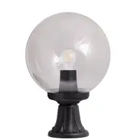 Stalp Minilot 1xE27 Negru IP55 45cm