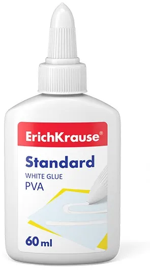 Lipici alb Erich Krause - PVA Standard, 60 ml