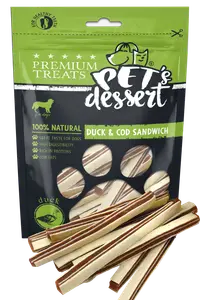 Pet s Desert Dog DuckCod Sandwich 80G LSD-14